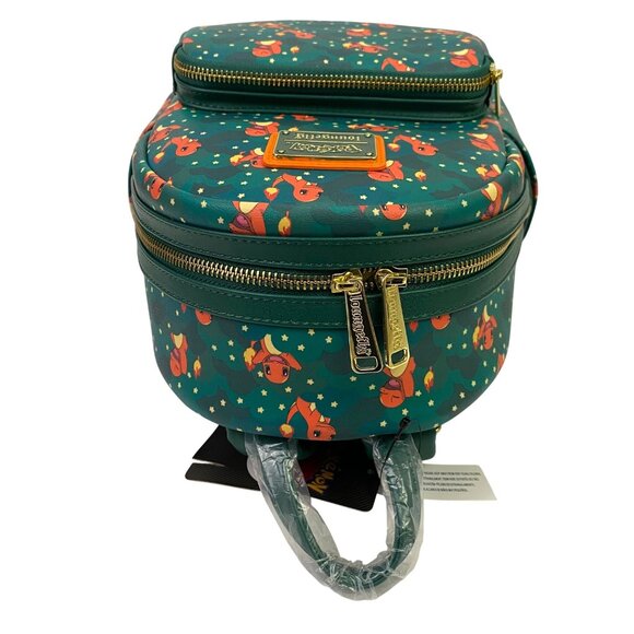 Loungefly Pokemon Charmander Mini Backpack BAM Exclusive Bag Clouds Stars - Picture 9 of 11